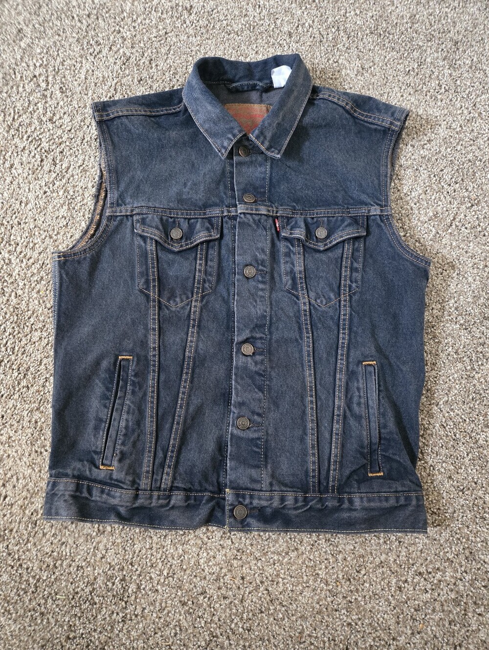 Levi's Denim Trucker Vest Men's Medium
